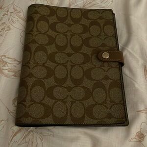 Coach Notebook cover